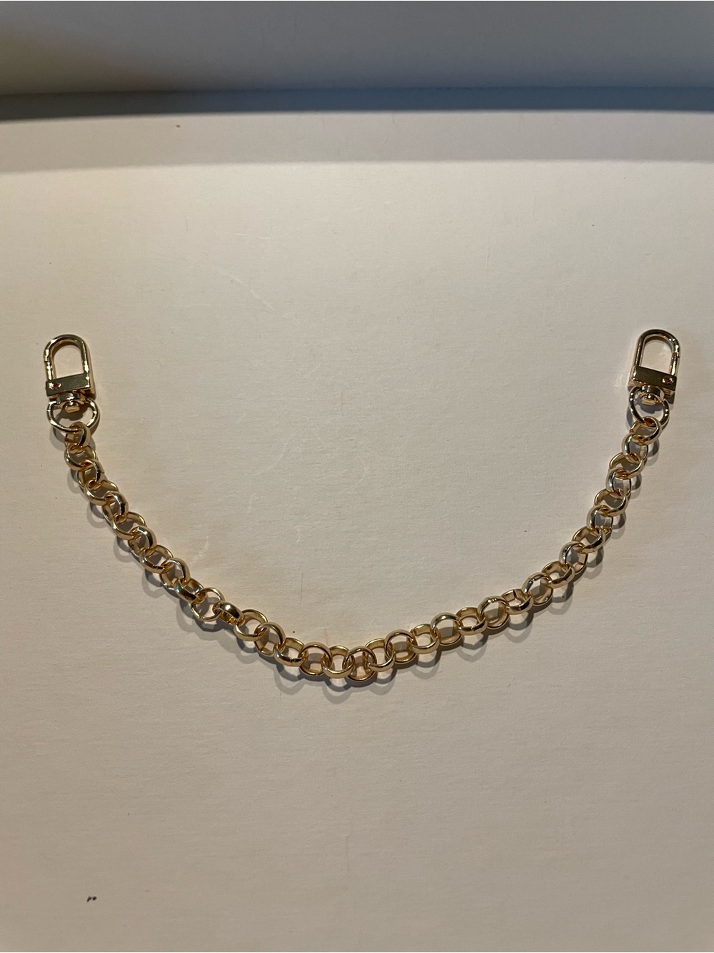 Purse chain /wristlet strap/ Connector chain nwot 10” rolo link